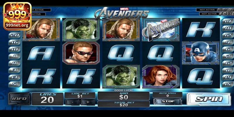 Avengers là game slot đình đám